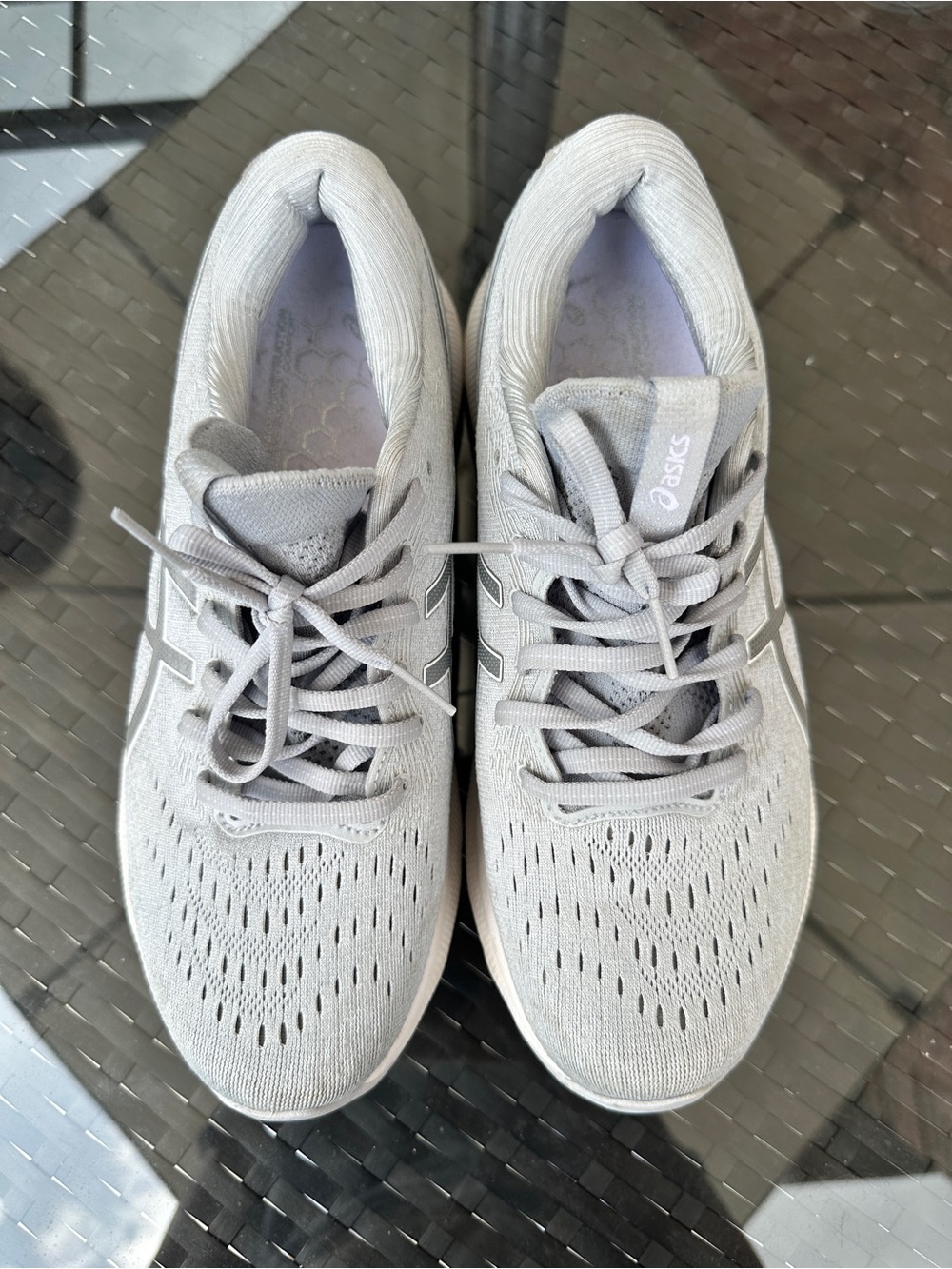 ASICS Light Gray Athletic Sneakers